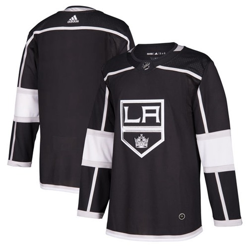 Adidas Kings Blank Black Home Authentic Stitched NHL Jersey - Click Image to Close
